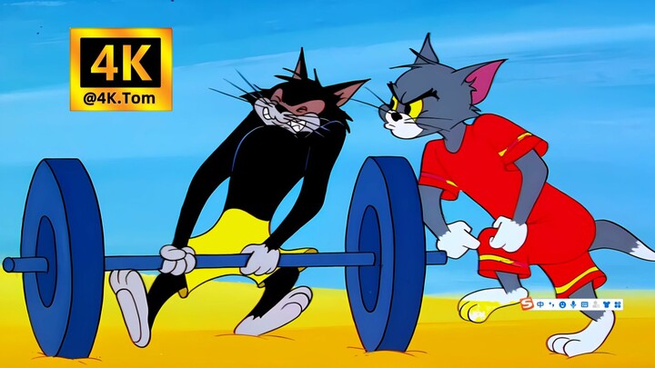 Beach Fitness - Tom and Jerry Sichuan Dialect.P123【4K Restoration】