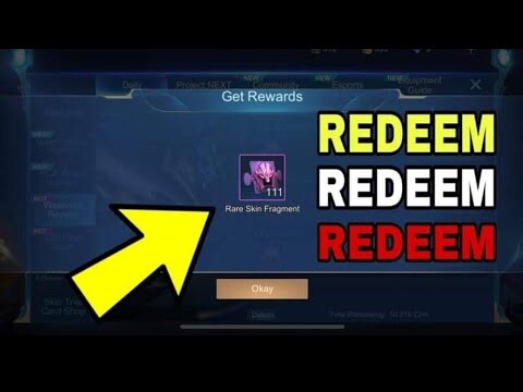 NEW RARE FRAGMENTS REDEMTION CODE IN MOBILE LEGENDS | REDEEM NOW | MLBB 2022 -Kenshin Official