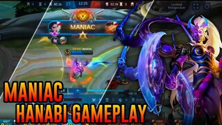 ZERO TO HERO - THE LATE GAME QUEEN HANABI! | MANIAC GAMEPLAY - MLBB