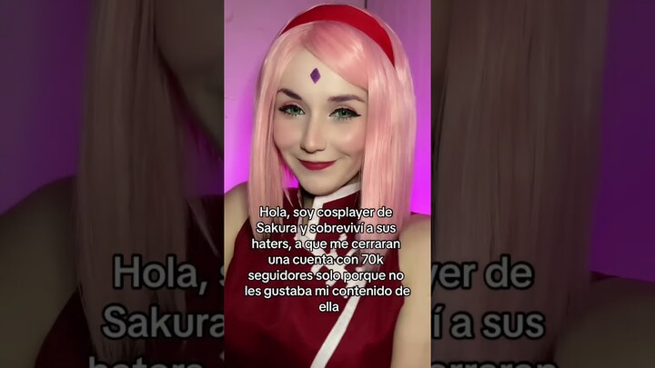 Si que son intensos los haters de Sakura🤨 #sakura #naruto #sasuke #boruto #anime #cosplay #otaku