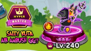 SALLY KUDA HYPER MASTER!! 🔥♞ LINE RANGERS (INDONESIA): 8☆ Black Knight Sally Lvl. 240