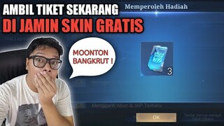 MOONTON BANGKRUT ! CEPAT LOGIN AMBIL TIKET GRATIS !! DI JAMIN PANEN SKIN PERMANEN