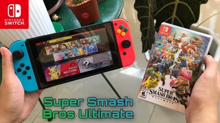 Super Smash Bros Ultimate Nintendo Switch V2 Handheld First Time Gameplay