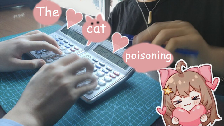 Dùng máy tính cầm tay và bút diễn tấu "Mèo trúng độc"