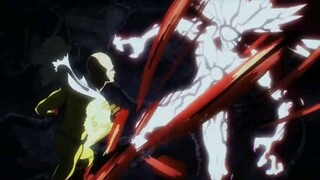 EPIC MOMENT " SAITAMA VS GOD BOROS "