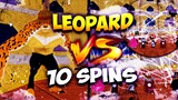 1 LEOPARD VS 10 SPINS - Who Will Win? | Fun Blox Fruit Game