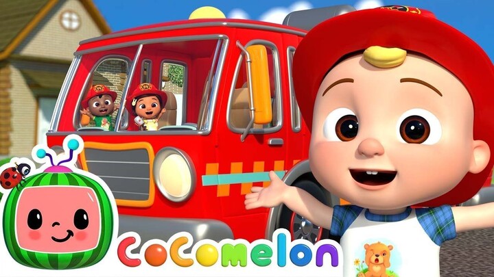 Fire Truck Wash  More CoComelon Nursery Rhymes  Kids Songs_480p