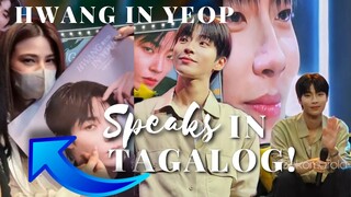 Hwang in yeop speaks in tagalog language and he will surely coming back to the Philippines!