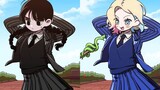 【Wednesday Animation】Watch two different dodge shakes at once~