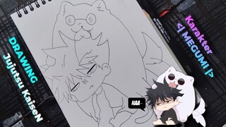 DRAWING ANIME | JUJUTSU KAISEN | Megumi versi chibi nih🤩