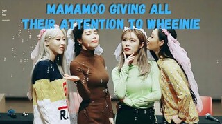 Mamamoo Giving All Their Attention to Wheeinie