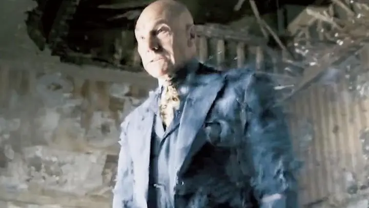 Qin loses control and unleashes her full strength, Professor X loses instantly when she loses