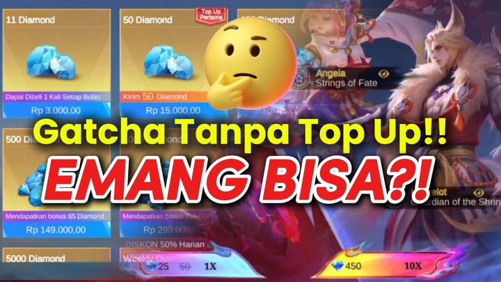 PENGEN GATCHA TAPI GAMAU TOP UP🤔 | MLBB