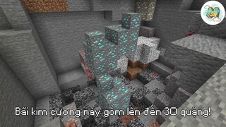 Quặng kim cương lớn nhất #minecraftvn