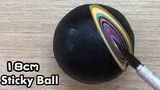 Membeli bola tempel 18 cm 100 yuan, sangat menakjubkan begitu dibelah 