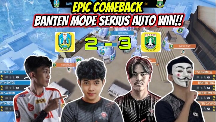 MIC CHECK BANTEN VS JAWA TIMUR‼️ BANTEN KING COMEBACK NI DECK🔥