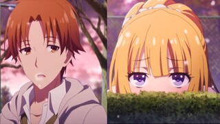 Ayanokoji knows Kei is Eavesdropping him Reject Satou | Classroom of the Elite Season 2 Episode 13