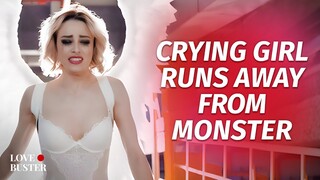 Crying Girl Runs Away from Monster | @LoveBuster_