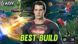 AoV : Super Man Gameplay | Best Build - Arena of valor