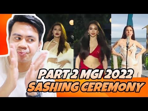 ATEBANG REACTION | MISS GRAND INTERNATIONAL 2022 SASHING CEREMONY PART 2 #mgi2022