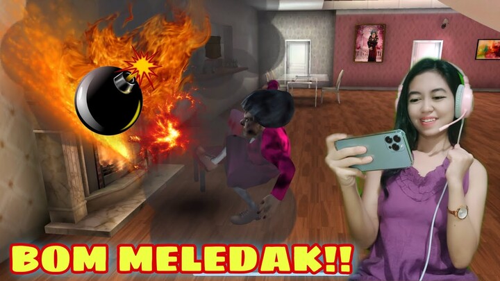 #PART11 misi ledakin rumah nya scary teacher? Waduh bahaya nih !!! #games