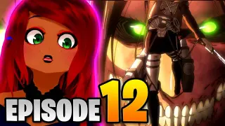 EREN PLEASE COME BACK! | Attack on Titan Episode 12 Reaction