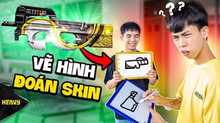 Tam Sao Thất Bản Vẽ Hình Đoán Skin Súng Free Fire !! | HEAVY