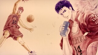 [Fang Langlang] มารำลึกความหลังในวัยเด็กกัน ประติมากรรมทราย Slam Dunk