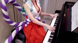 [Datang dan belajar piano dari adikku] One Piece Luffy Lagu pembuka ONE PIECE OP ke-24