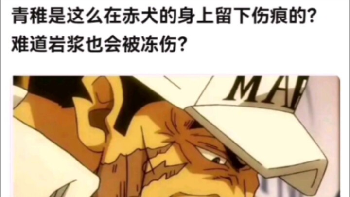 青稚是这么在赤犬的身上留下伤痕的？难道岩浆也会被冻伤？.K吧热议