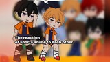 | The reaction of sports anime to each other | Реакция спортивных аниме на друг друга | Ли |