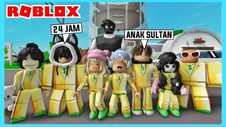 24 Jam Jadi Anak Sultan Kaya Raya Di Roblox Brookhaven ft @Shasyaalala