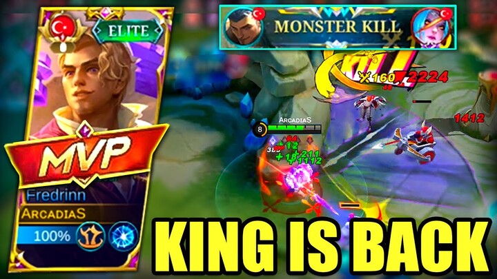 KING IS BACK!! WHY HAVEN'T I UPLOADED VIDEO IN A LONG TIME? -  FREDRINN MOBILE LEGENDS