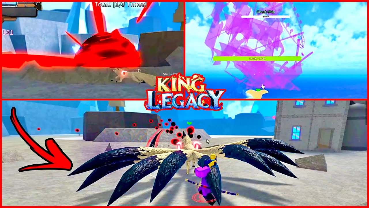 LVL 1 NOOB gets LEGENDARY DOUGH FRUIT unlocks ALL powers, KING LEGACY