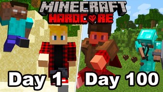 Surviving 100 Days in Hardcore Minecraft.. But im Being Hunted