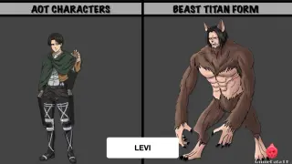 Iba ibang Beast Titan form ng mga Attack on Titan Characters
