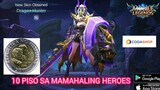 10 PESO MO IBILI NG SA NEW HEROES AT SKIN! 100% LEGIT TRY AND TESTED MOBILE LEGENDS
