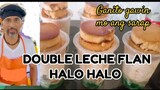 DOUBLE LECHE FLAN HALO HALO #pilipinofood #foodie #eat #easyrecipes #dessert #snack