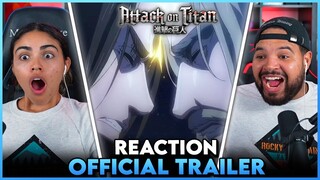 Attack on Titan Season 4 Part 2 I Official Trailer REACTION!