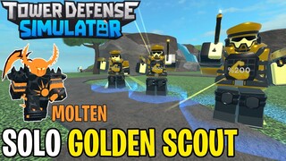 Solo Golden Scout Only | Tower Defense Simulator