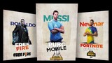 Messi PUBG vs Ronaldo Freefire vs Neymar Fortnite Trailer Battle