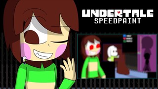 Undertale Speedpaint | Chara's Pie (Growth Drive progress)