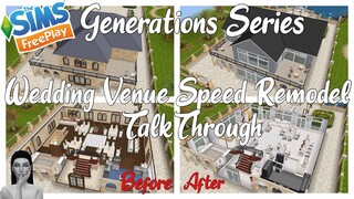 The Sims FreePlay - ( Prim And Austin's ) Wedding Venue Speed Remodel + Talk Through | XCultureSimsX