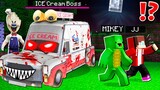 Why ICE Cream BOSS ATTACK JJ and Mikey at 3:00am ? - in Minecraft Maizen