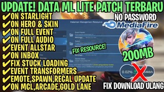 Data ML Lite Full Event 200Mb Terbaru Patch Allstar | ML Lite | Cara Mengatasi Lag & Patah Patah