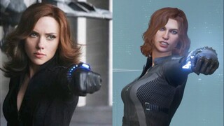 Recreating Black Widow MCU Moves | Marvel's Avengers Game