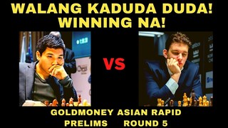 NAMALI KONTI PERO NAKABAWI! Goldmoney Asian Rapid CCT Wesley So VS Jan-Krzysztof Duda  Prelims R5