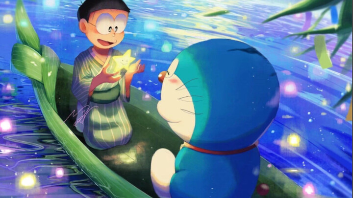 "Doraemon × Pháo hoa" "Đến lượt Doremon chữa lành vết thương cho bạn~" (Hướng chữa bệnh)