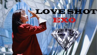 Setelan merah menuntut adegan kematian [Eileen Goose] EXO｜Love Shot｜Super seksi dan royal Sebuah cov