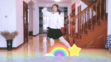 Mole.Cover dance "Rainbow Rhythm" berkualitas tinggi anak SMA.